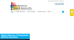 Desktop Screenshot of markmartinlaw.com